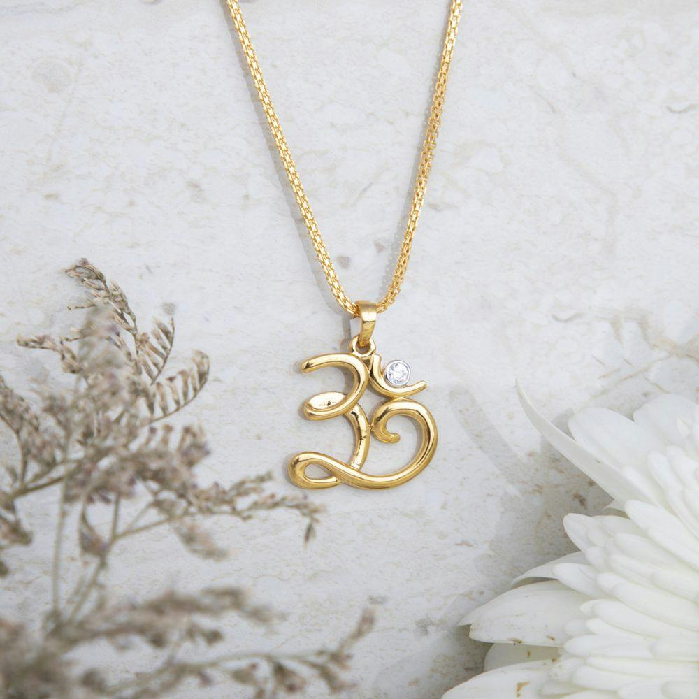 Gold Om Pendant