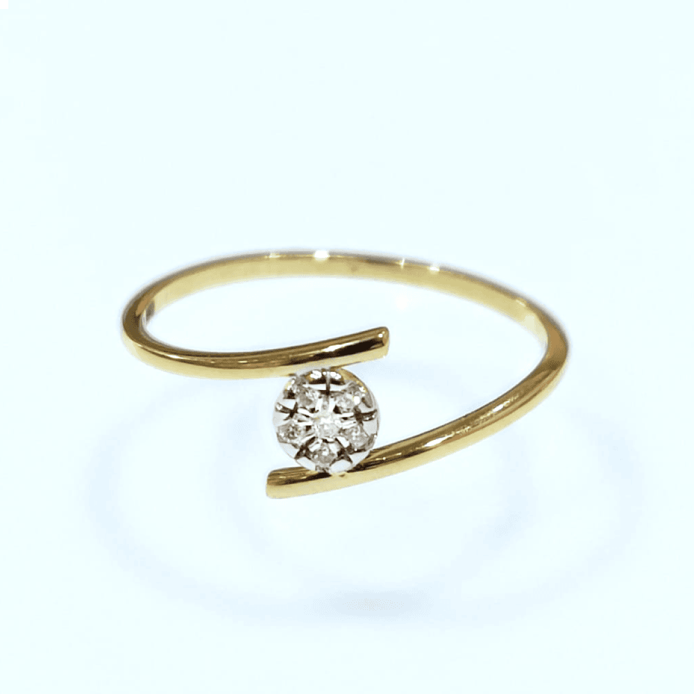 Preset Diamond Finger Ring