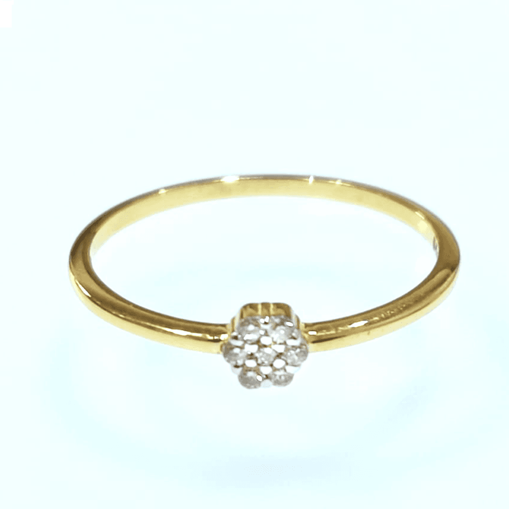 Diamond Flower Ring