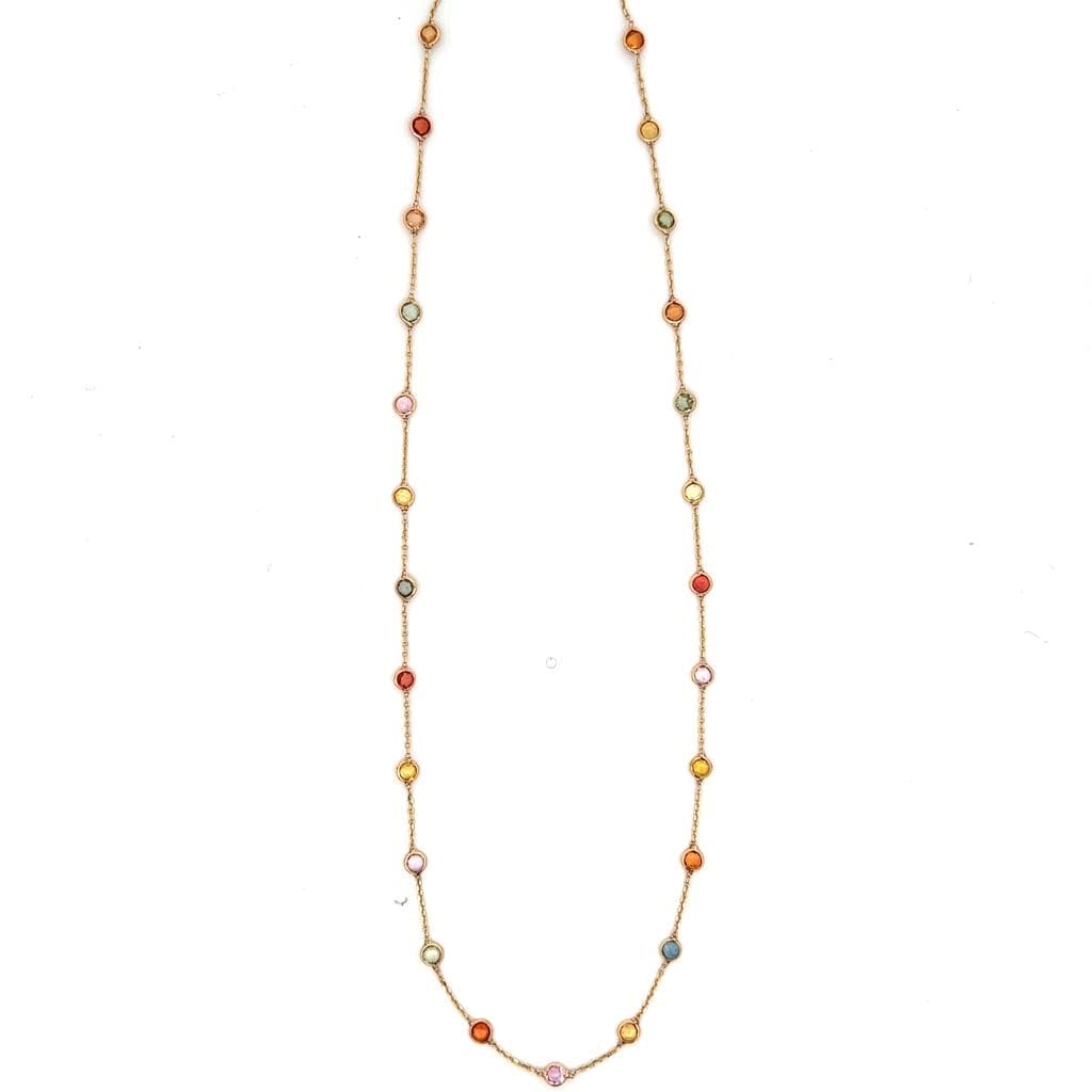 Multi Sapphire Necklace