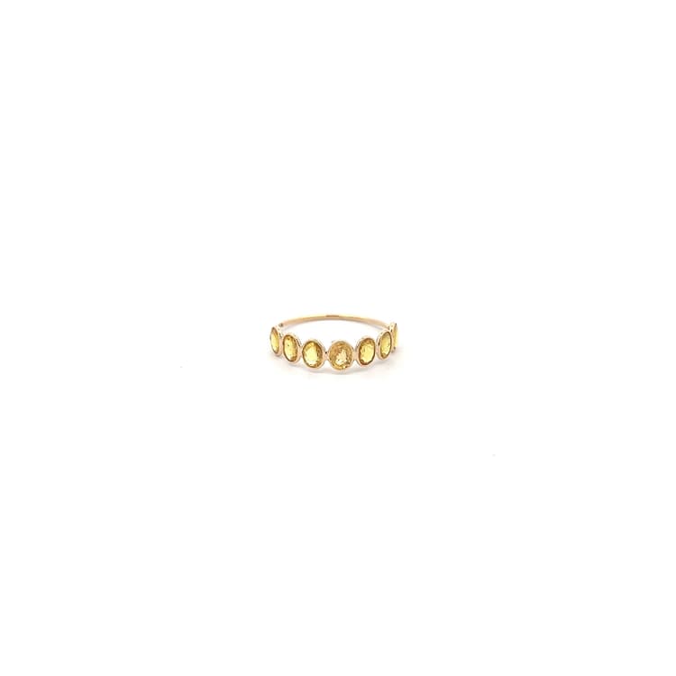 Yellow Sapphire Ring in 18k Yellow Gold