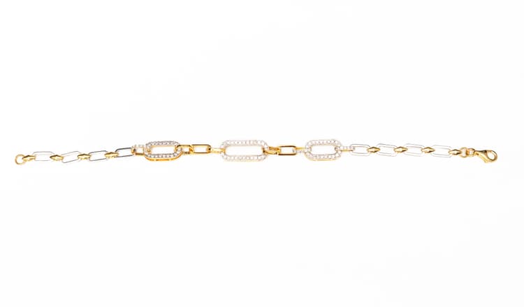 Diamond Bracelet in 14k Yellow Gold