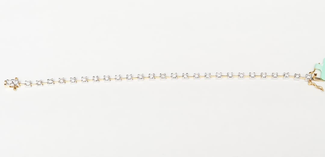 Flexible Diamond Bracelet in 14k Yellow Gold