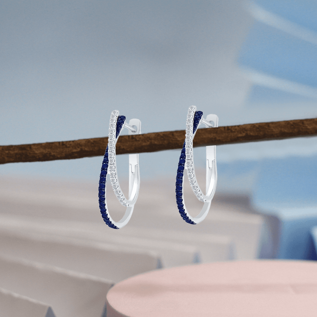 Praavy Hoop Earring Set Silver Jewelry